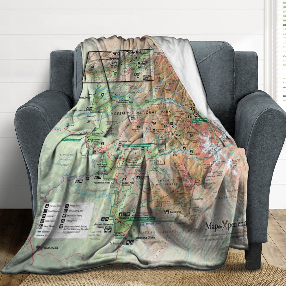 Yosemite National Park Super Soft Flannel Blanket