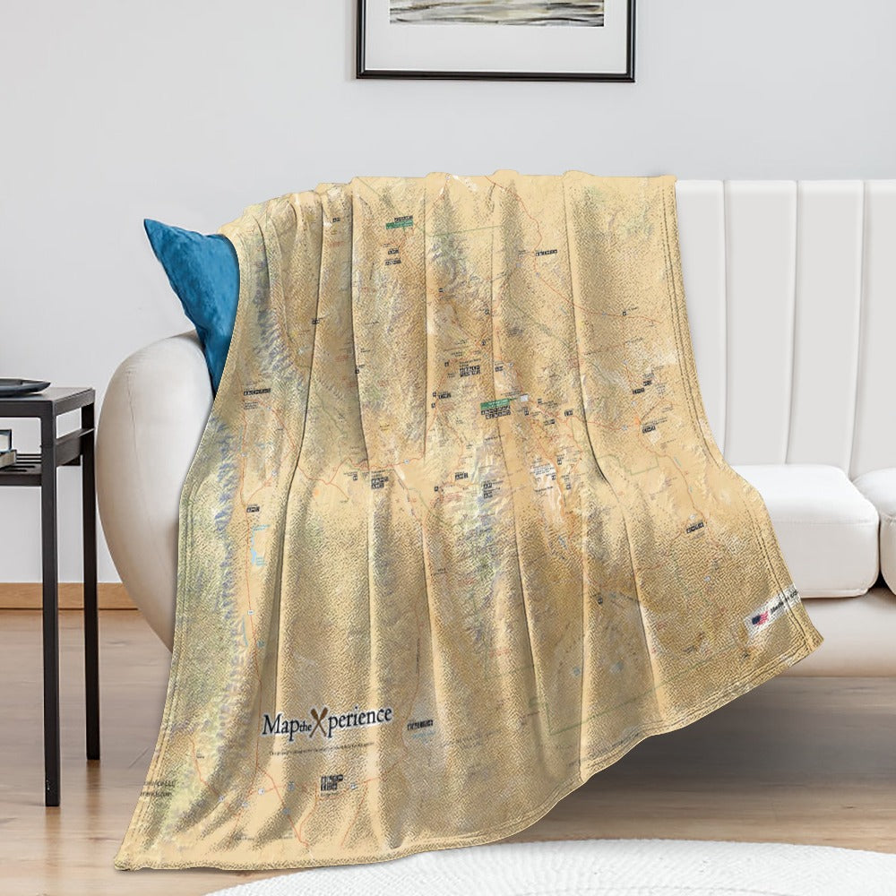Death Valley National Park Super Soft Flannel Blanket