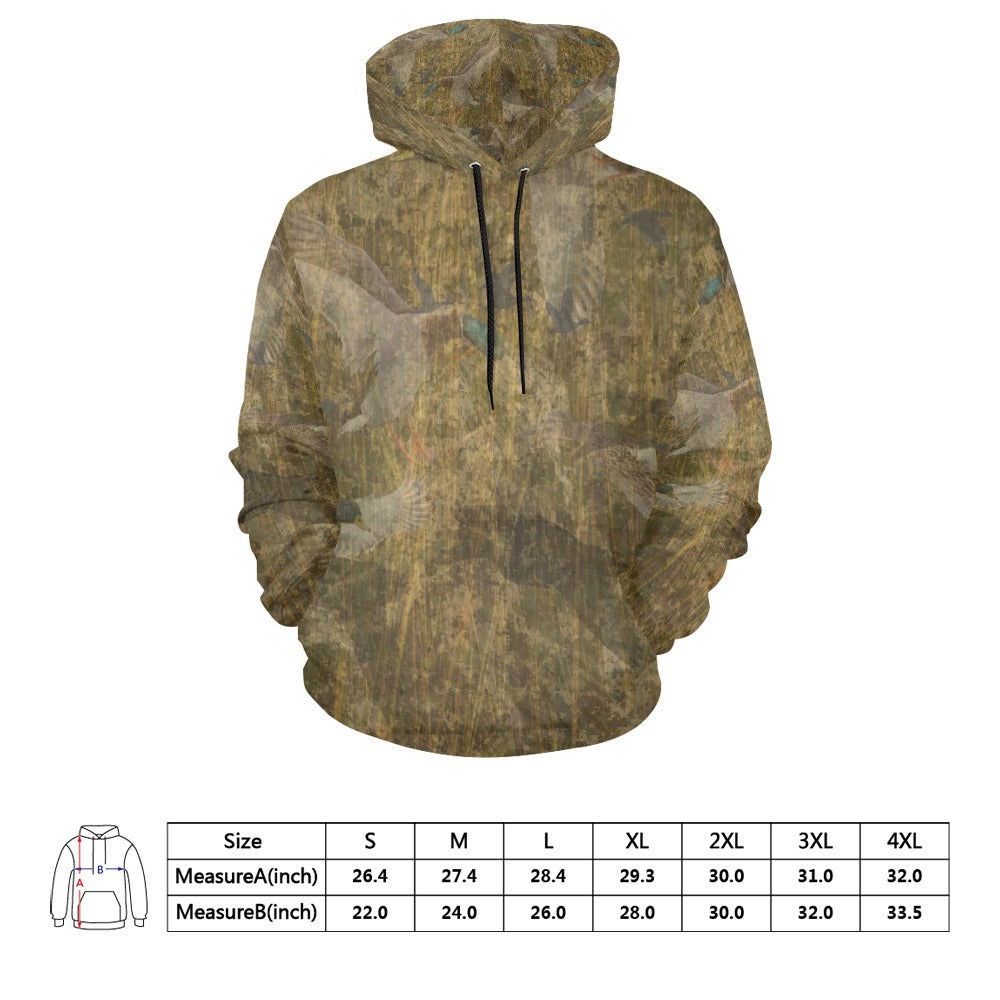 Duck Flauge Men's All Over Print Hoodie