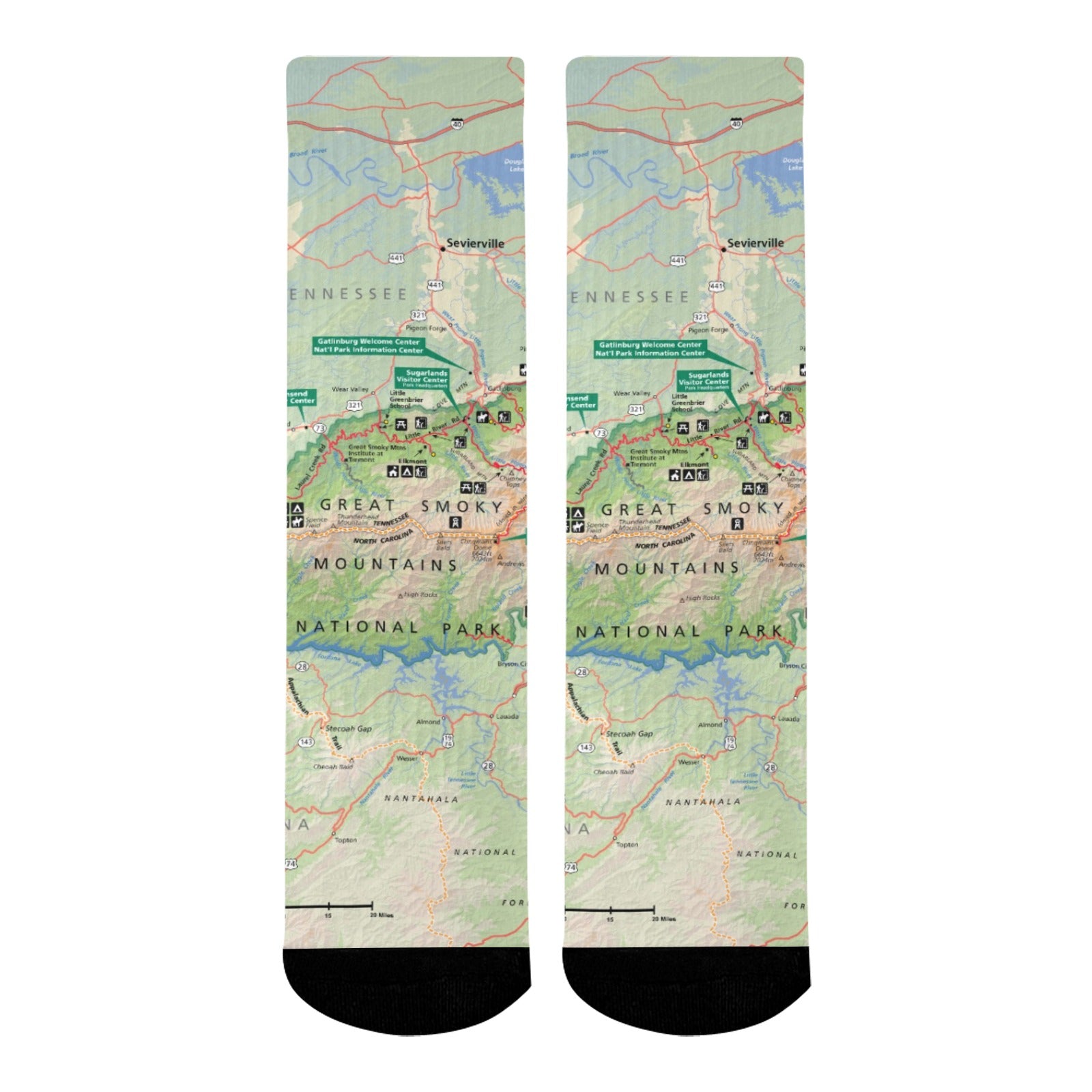 Great Smoky Mountains National Park Mid-Calf Socks