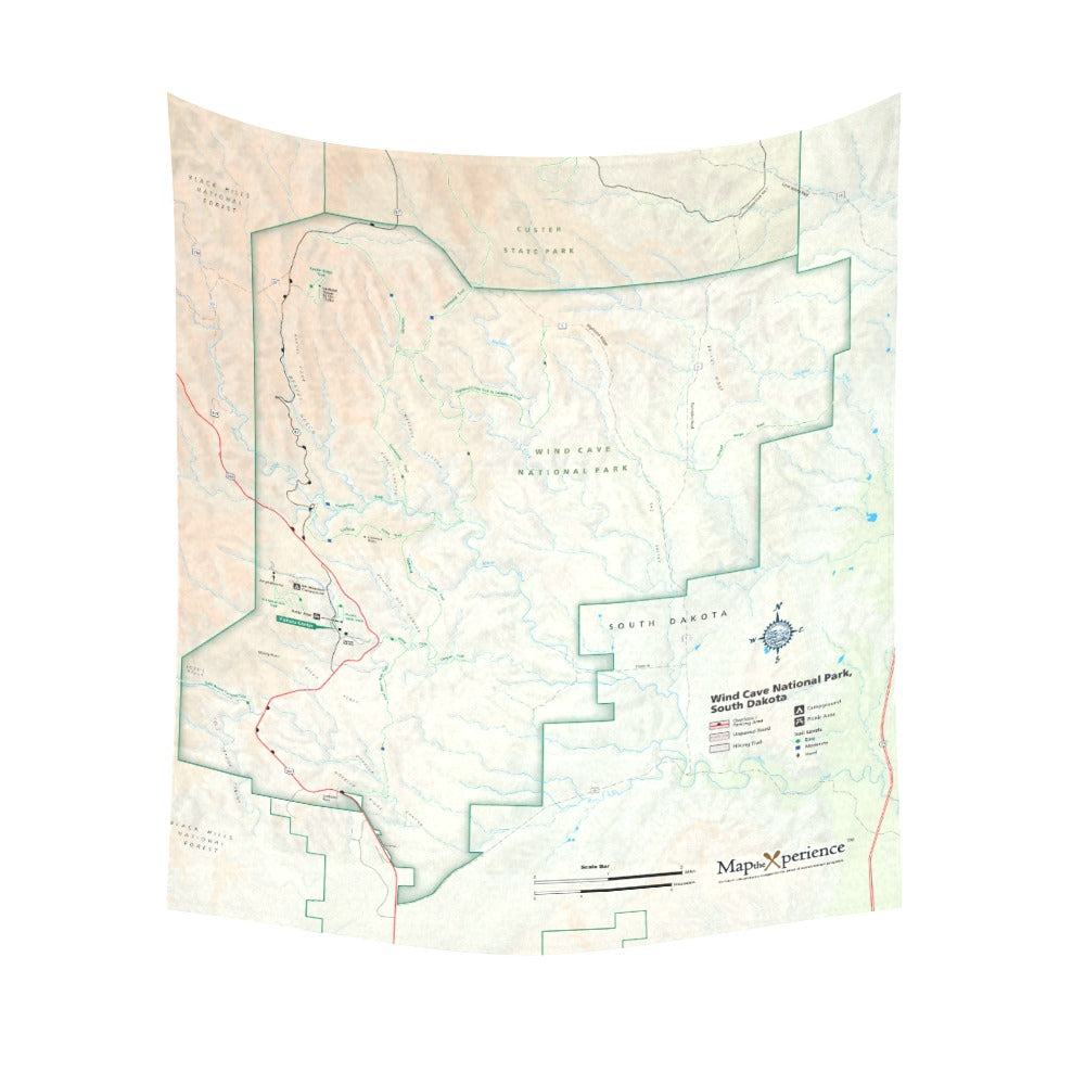 wind Cave National Park Wall Tapestry
