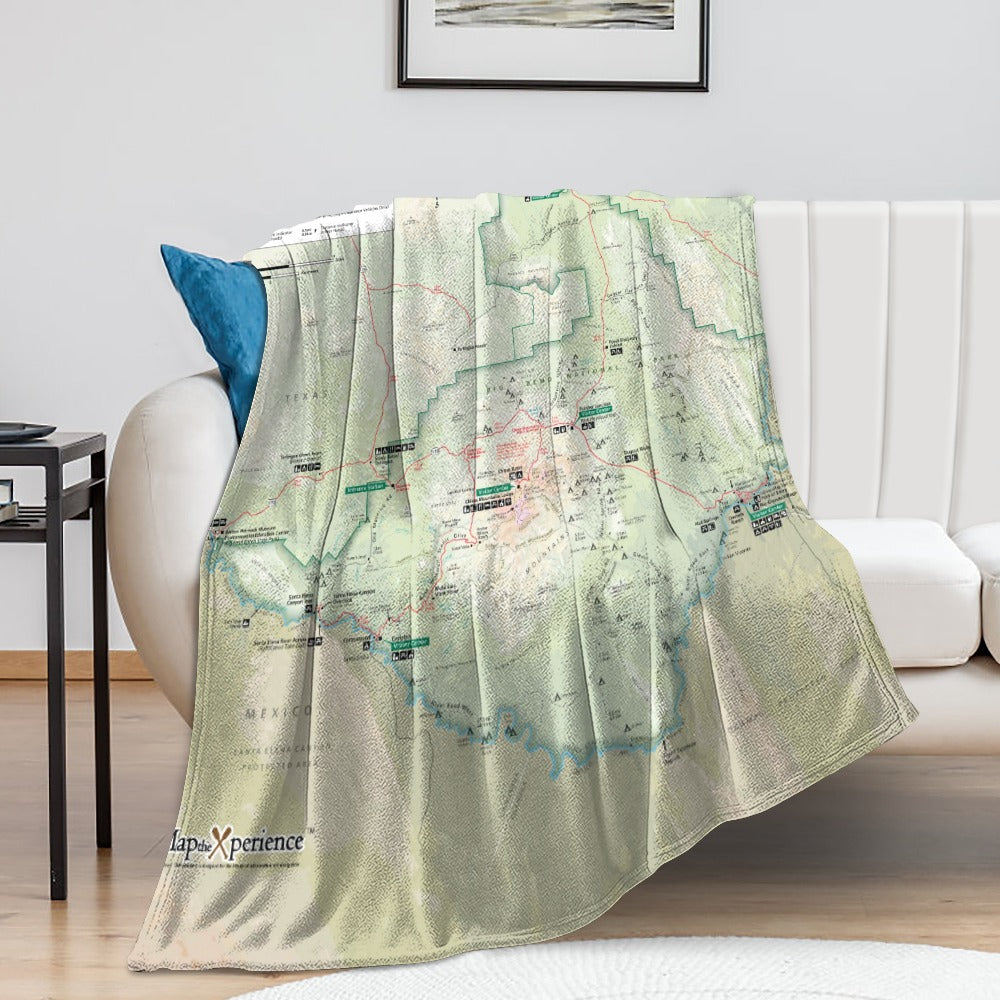Big Bend National Park Super Soft Flannel Blanket