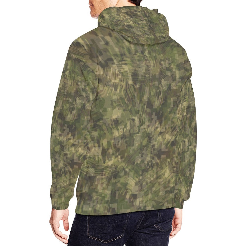 Green Flauge Men's All Over Print Hoodie