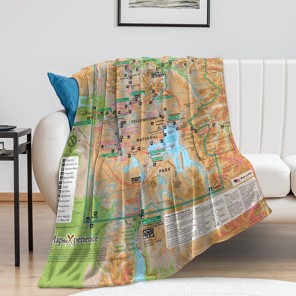 Yellowstone National Park Super Soft Flannel Blanket