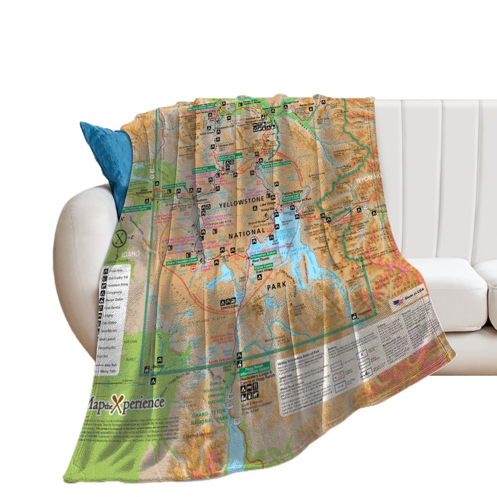 Yellowstone National Park Super Soft Flannel Blanket