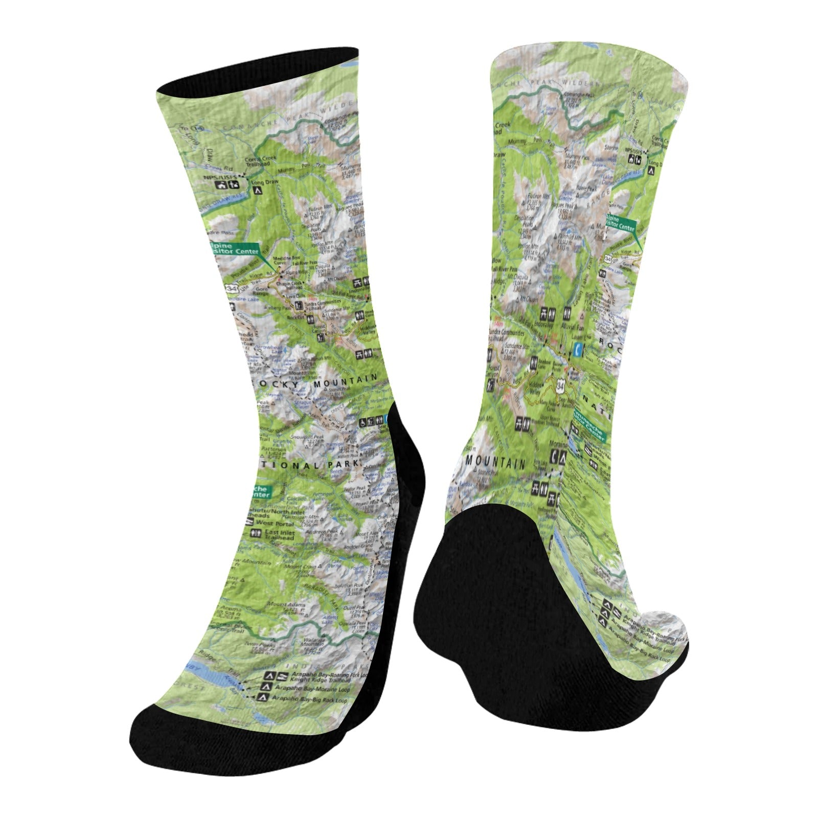 Rocky Mountain National Park Mid-Calf Socks