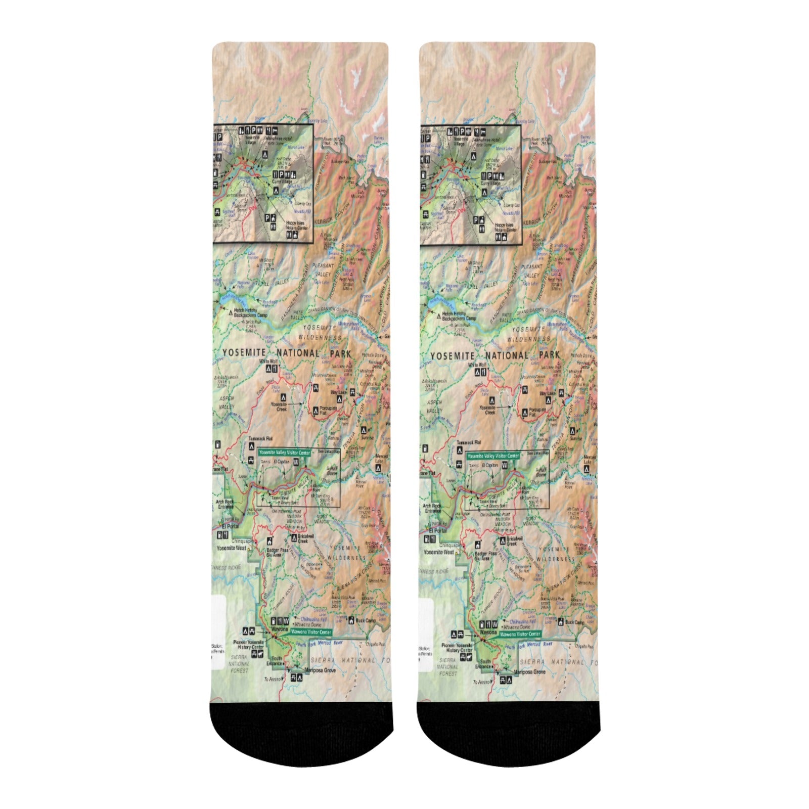 Yosemite National Park Mid-Calf Socks