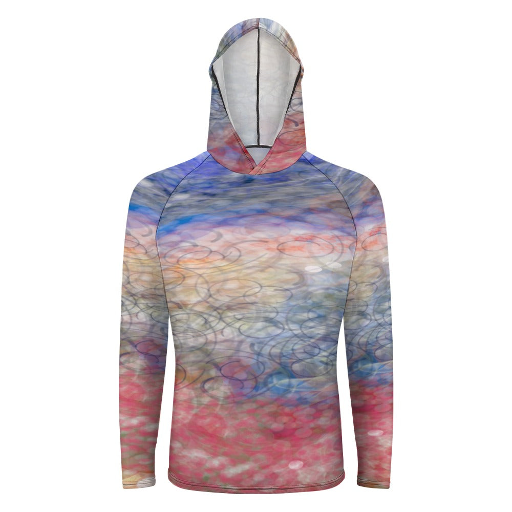 Rainbow Trout Long Sleeve Sun Protection Hoodie