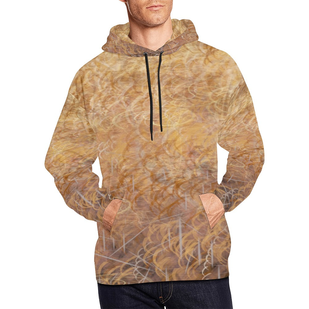 Grizzly Bear Men's All Over Print Hoodie