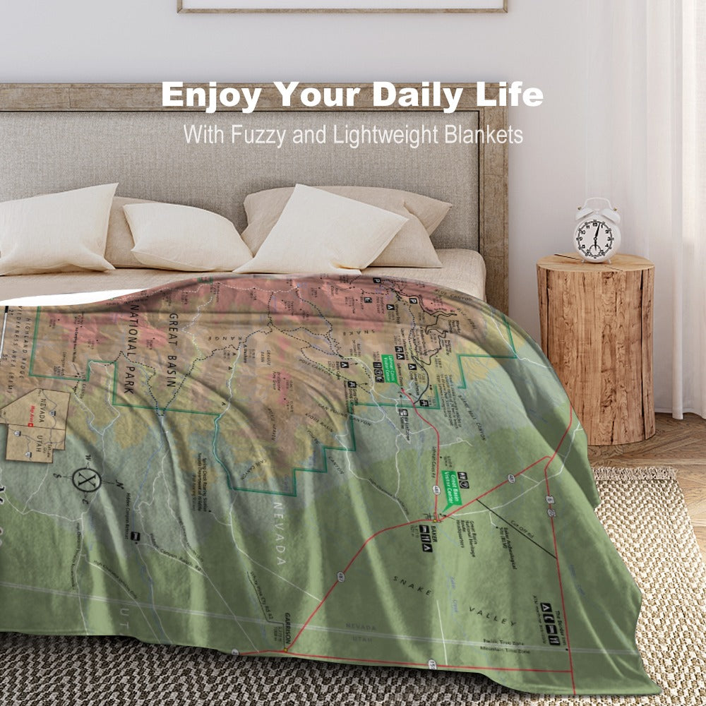 Great Basin National Park Super Soft Flannel Blanket