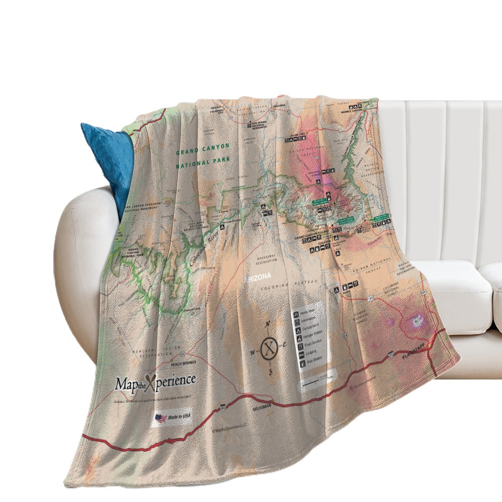 Grand Canyon National Park Super Soft Flannel Blanket