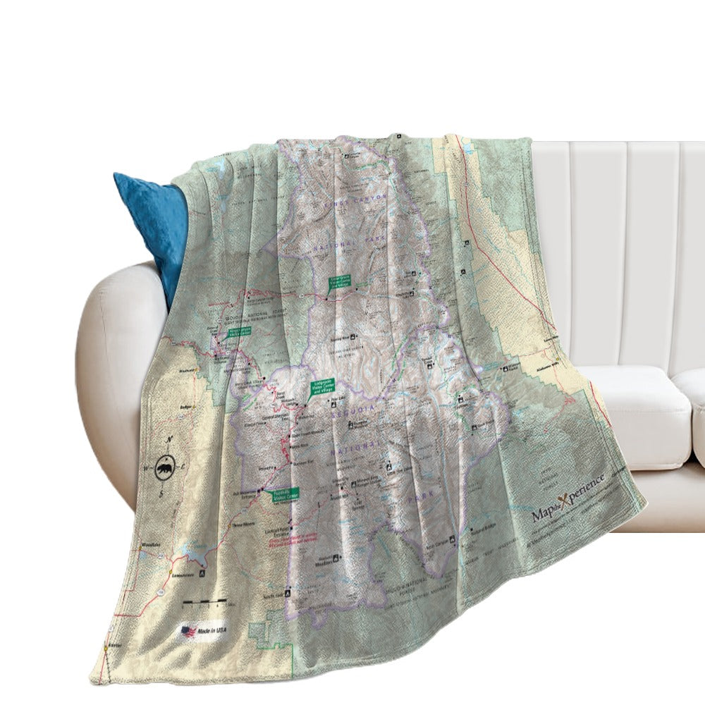 Sequoia National Park Super Soft Flannel Blanket