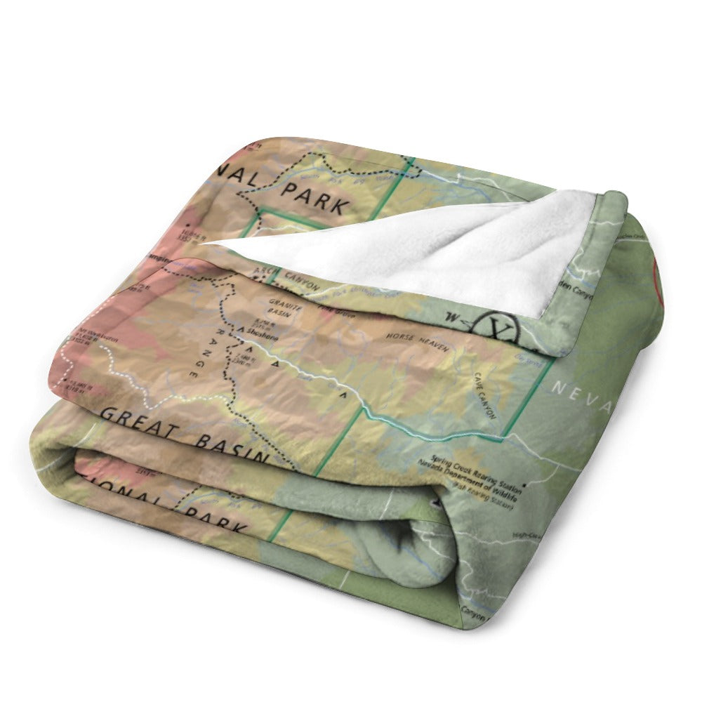 Great Basin National Park Super Soft Flannel Blanket