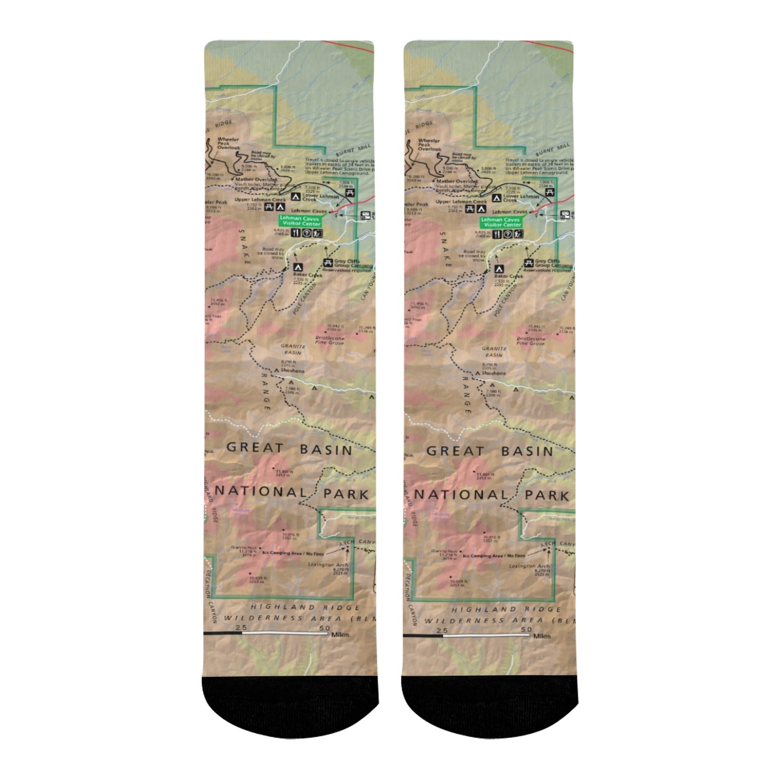Great Basin National Park Mid-Calf Socks