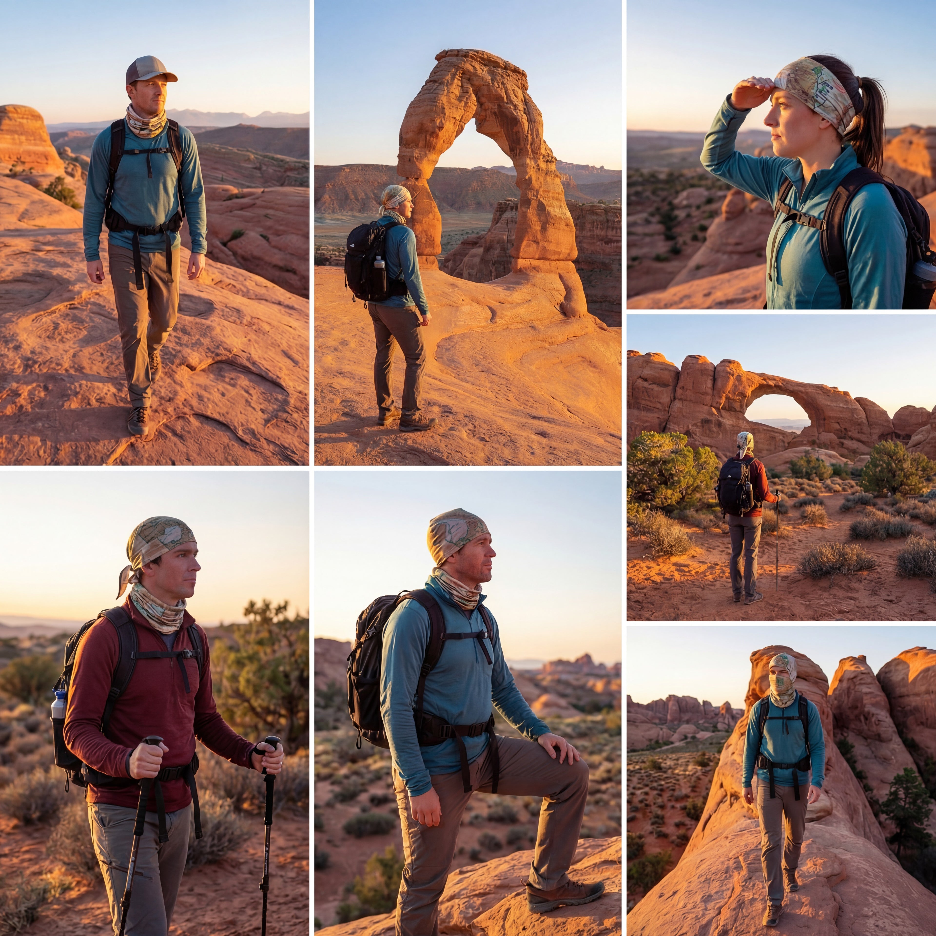 Arches National Park Map X Guard Neck Gaiter