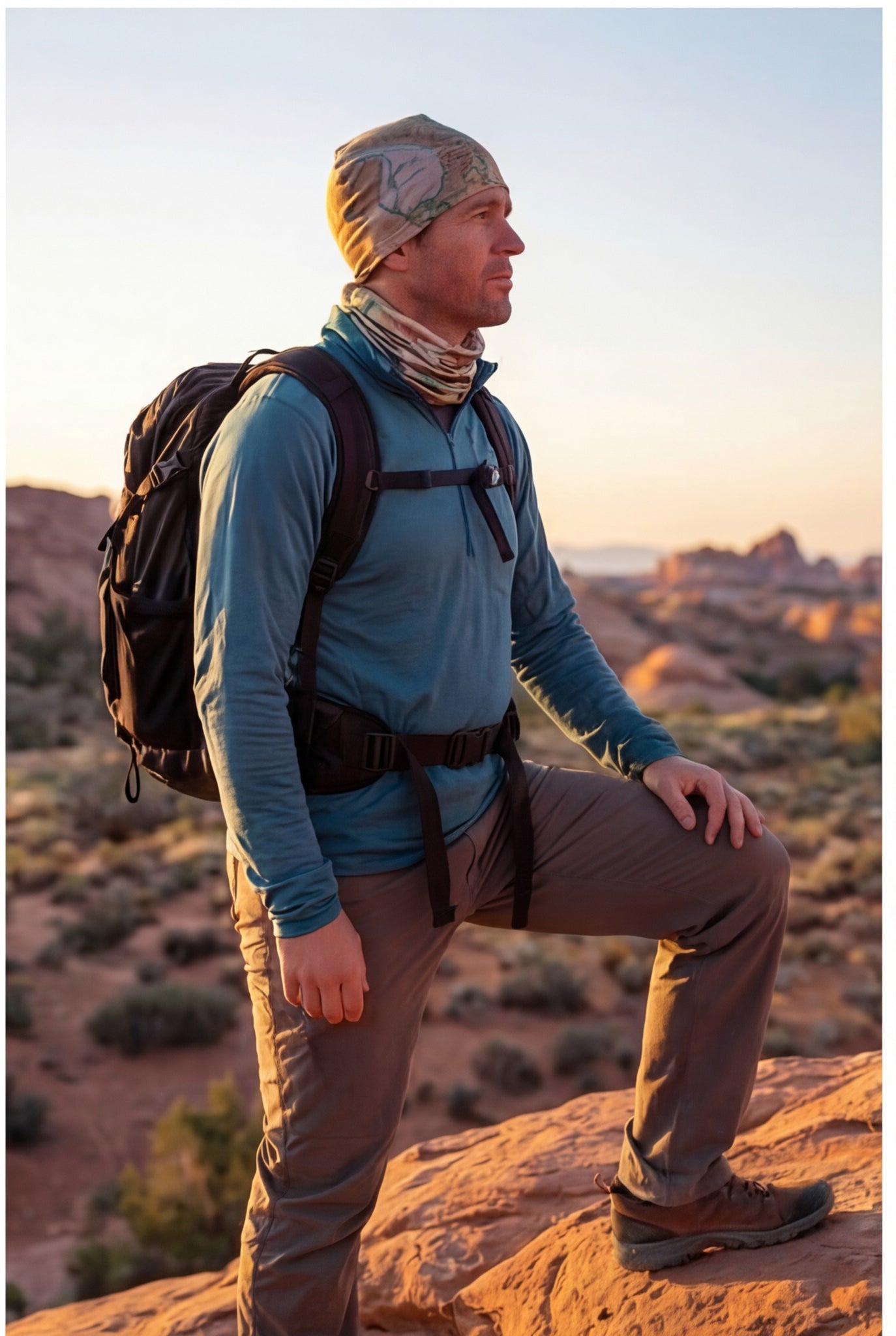 Arches National Park Map X Guard Neck Gaiter