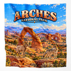 Arches National Park – Microfiber Map Cloth Bandana