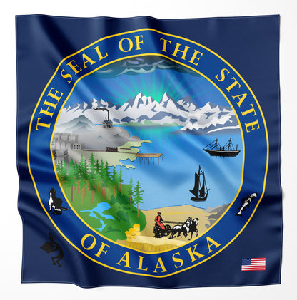 Alaska State Flag Microfiber Bandana