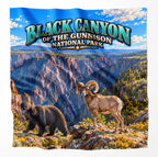 Black Canyon of the Gunnison National Park – Microfiber Map Cloth Bandana