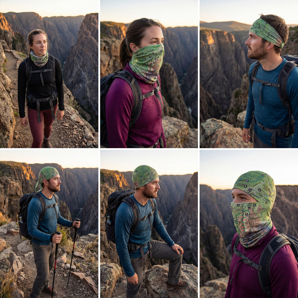 Black Canyon of the Gunnison National Park Map X Guard Neck Gaiter