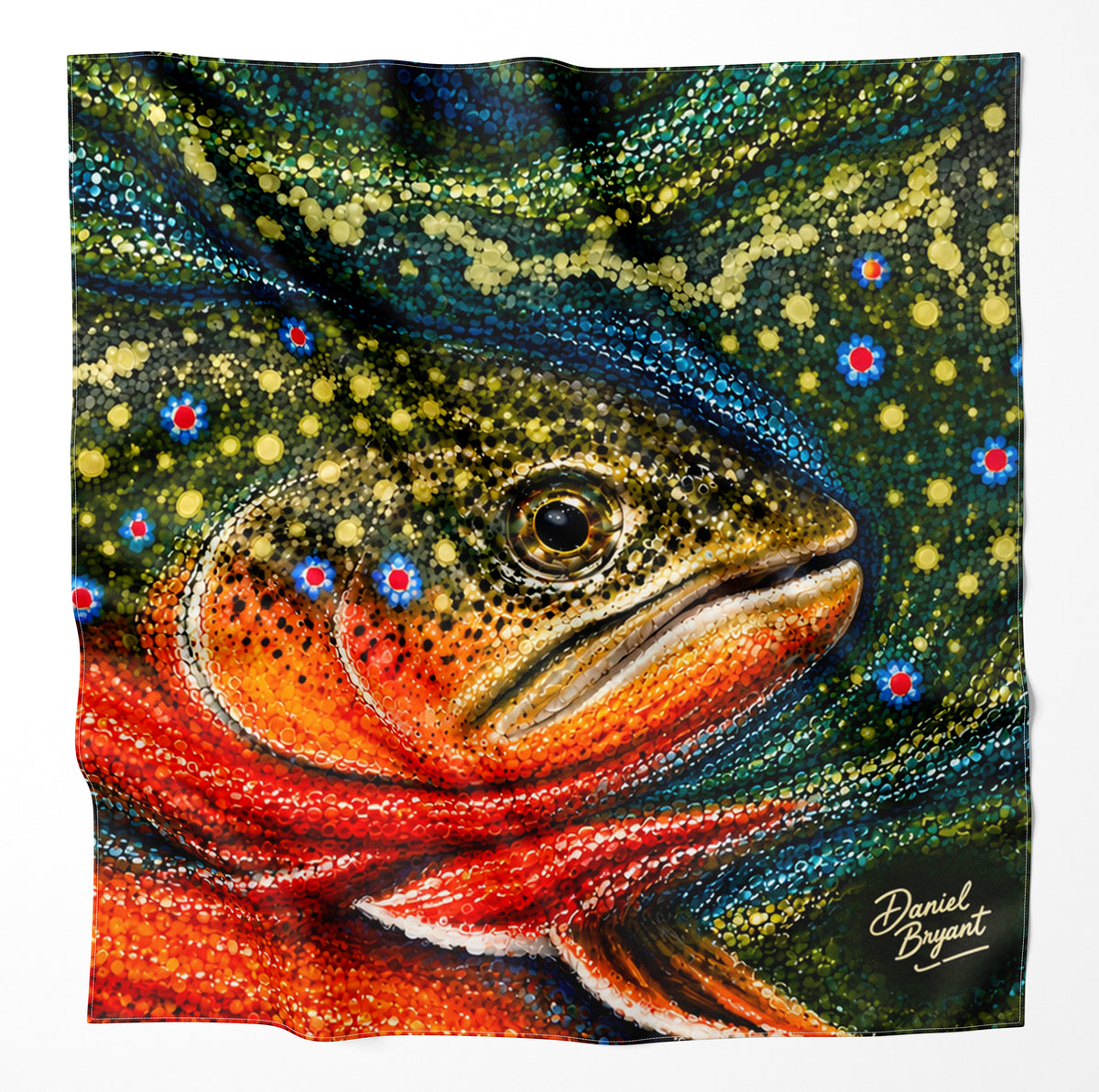 Brook Trout Microfiber Cloth Bandana