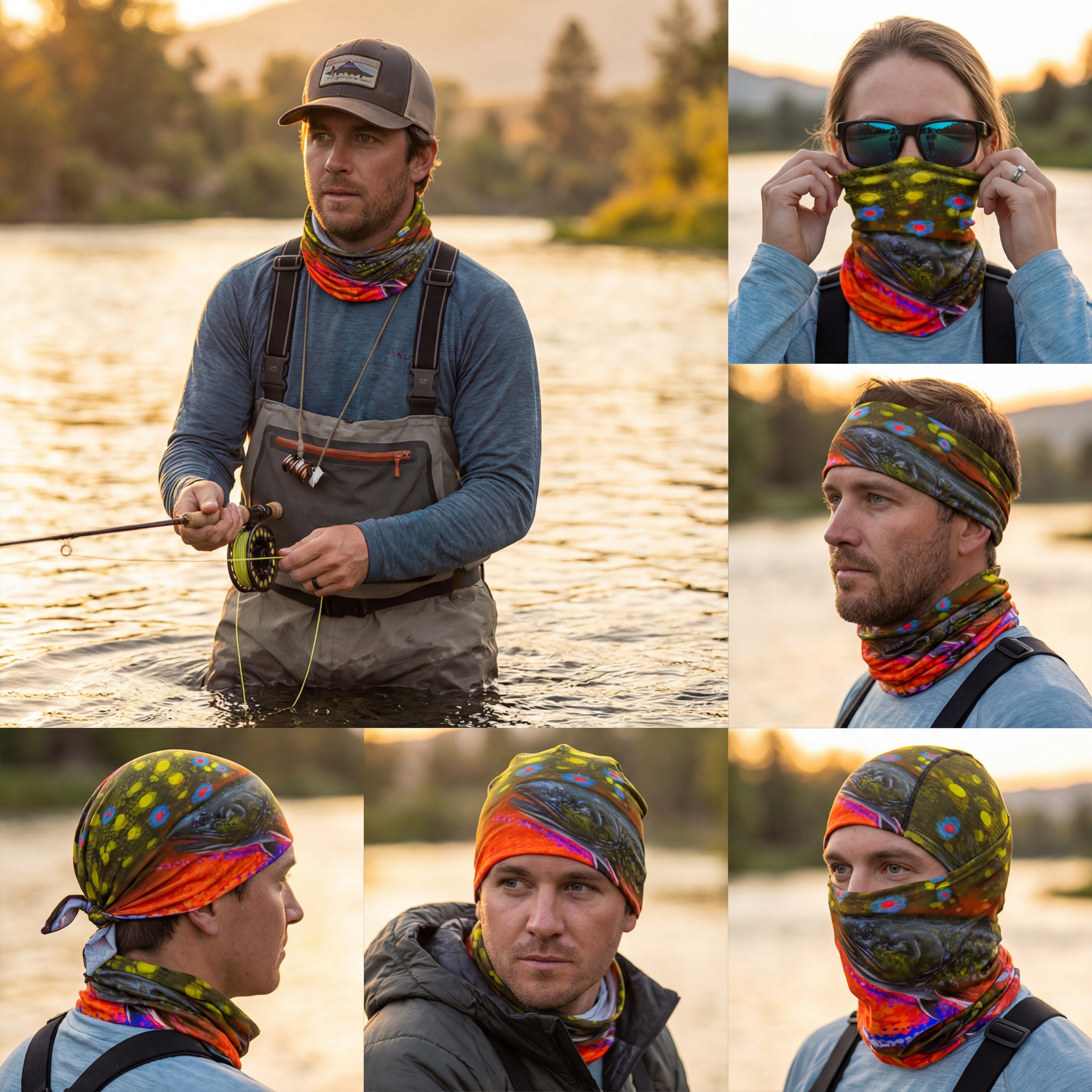 Brook Trout X Guard Neck Gaiter