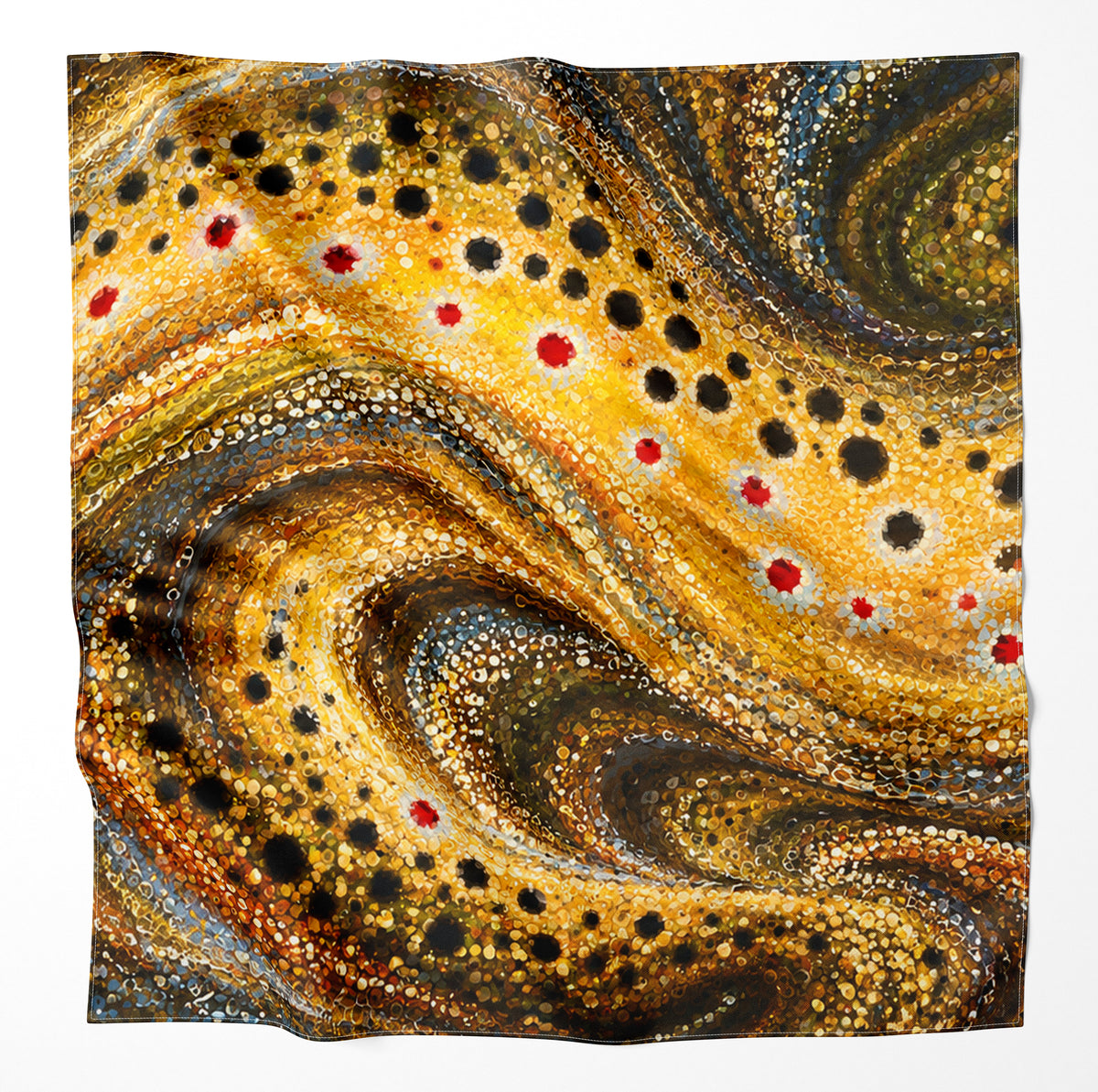 Brown Trout Microfiber Cloth Bandana