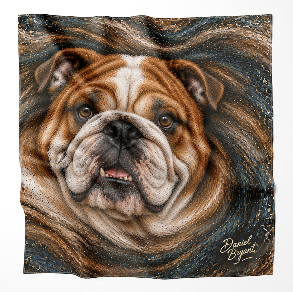 Bulldog Microfiber Cloth Bandana