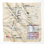 Big Hole River, Montana Microfiber Map Bandana