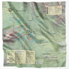 Big Sky, Montana Trails Microfiber Map Bandana