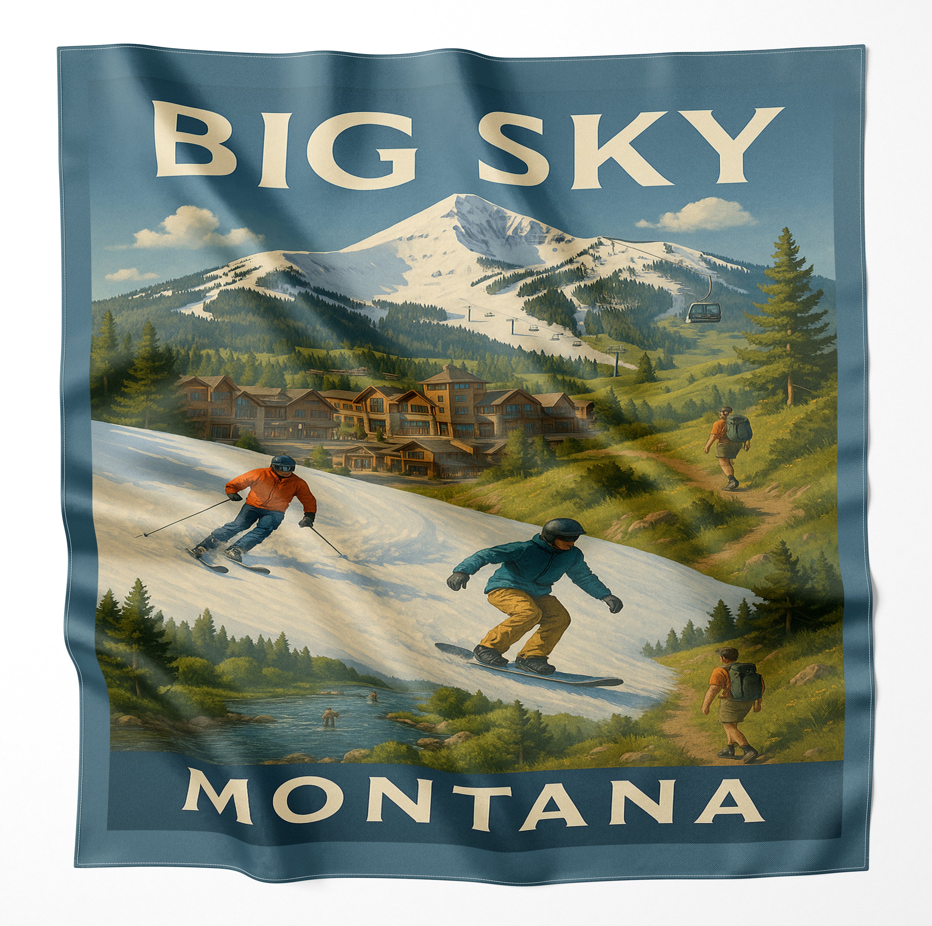 Big Sky Montana Microfiber Cloth Bandana