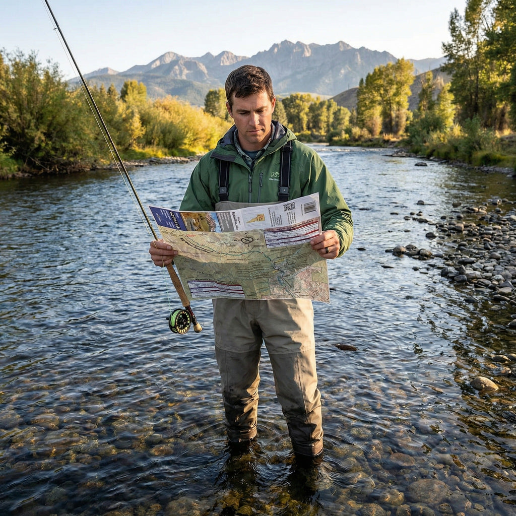Big Wood River Idaho Fly Fishing Map | Public GPS Access Guide