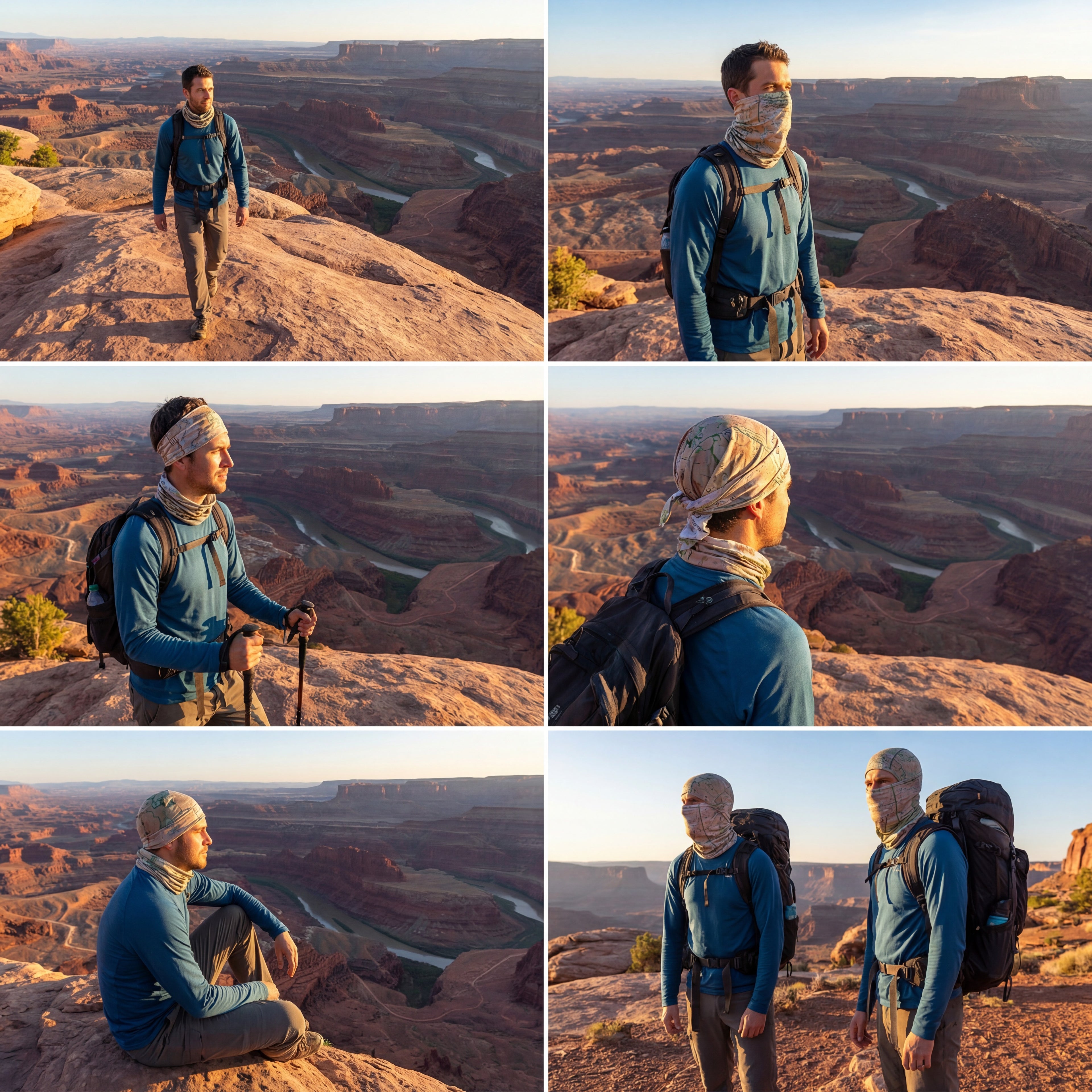 Canyonlands National Park Map X Guard Neck Gaiter