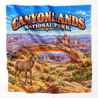 Canyonlands National Park – Microfiber Map Cloth Bandana