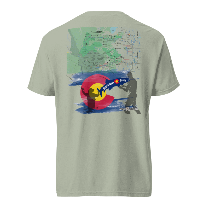 Cache la Poudre River, Colorado Performance t-shirt