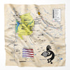 Cimarron River, New Mexico Microfiber Map Bandana