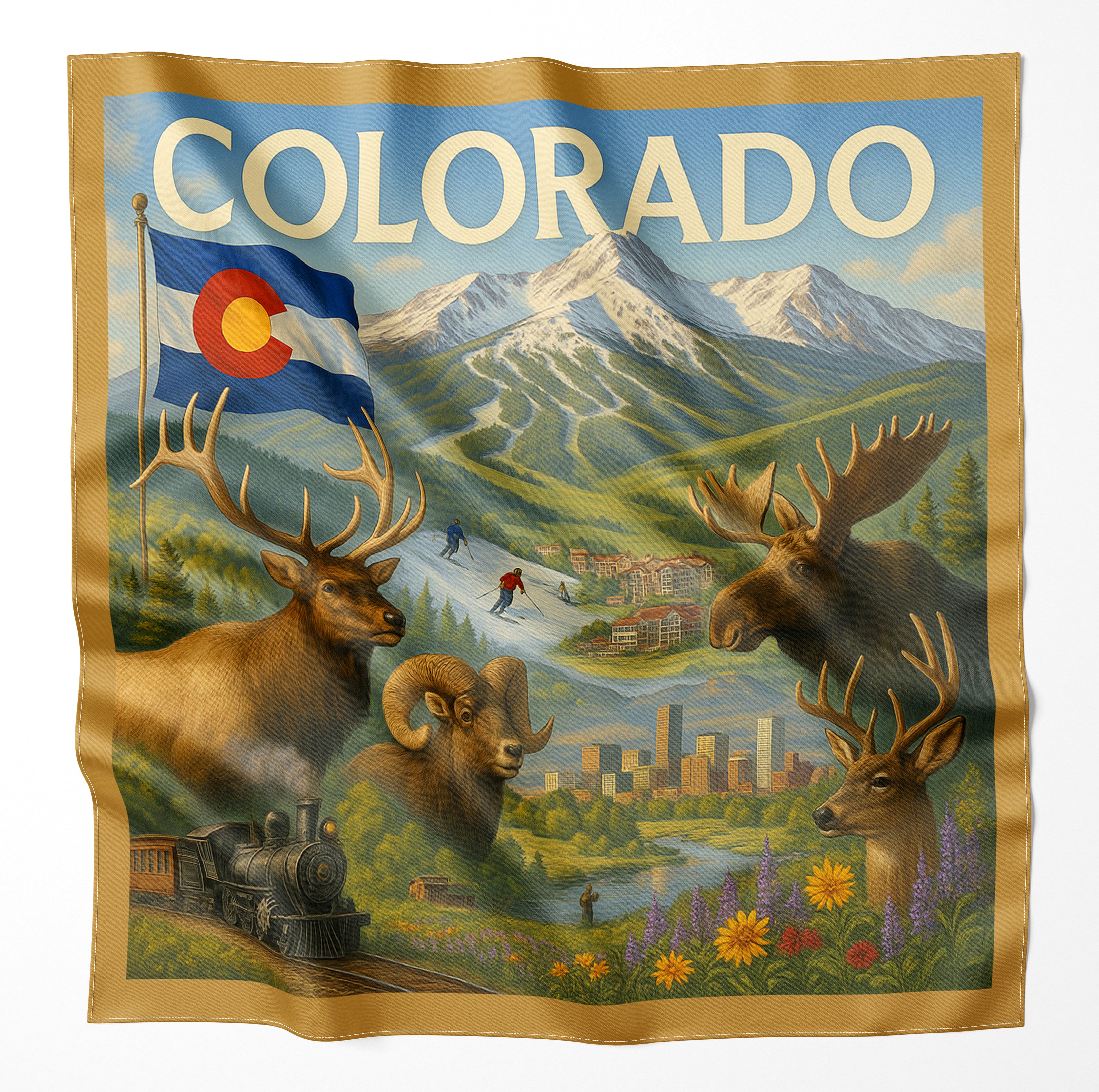 Colorado Microfiber Cloth Bandana