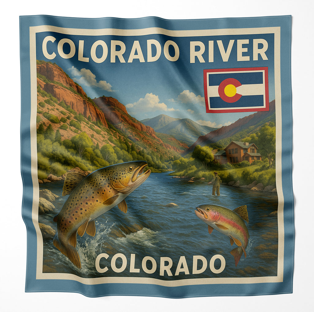 Colorado River Colorado Microfiber Cloth Bandana