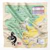 Conejos River, Colorado Microfiber Map Bandana