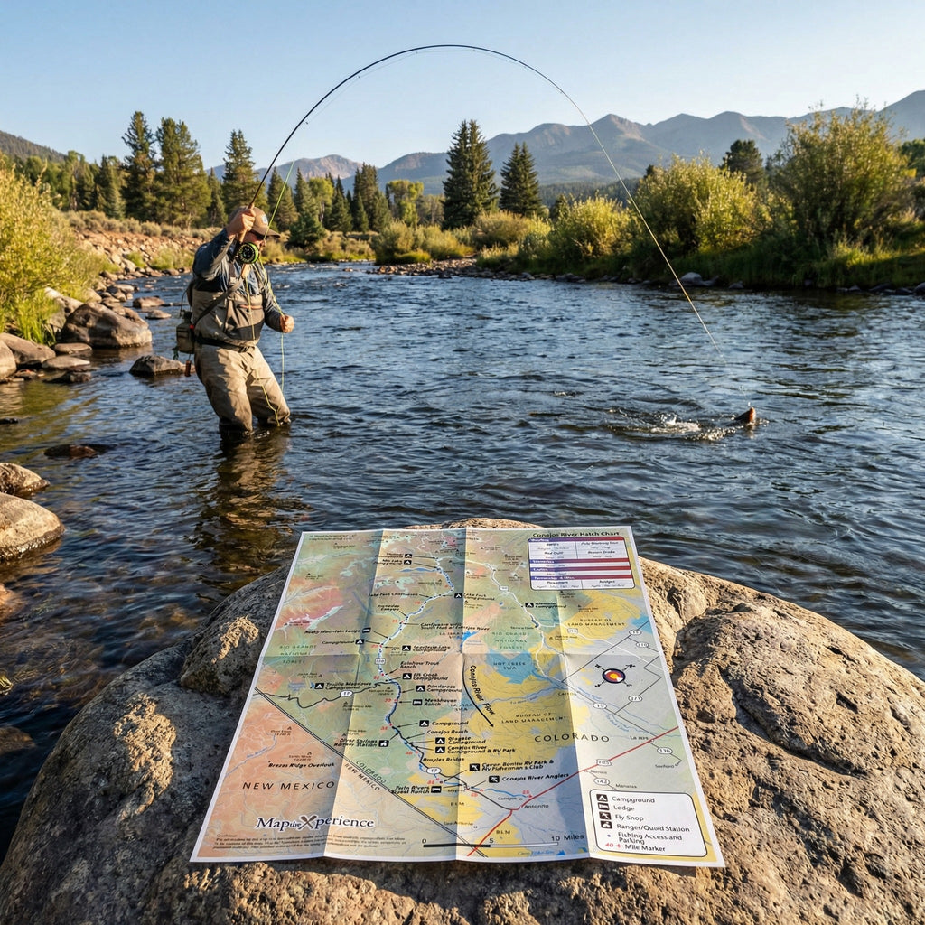 Conejos River Colorado Fly Fishing Map | Public GPS Access Guide