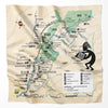 Eagle River, Colorado Microfiber Map Bandana