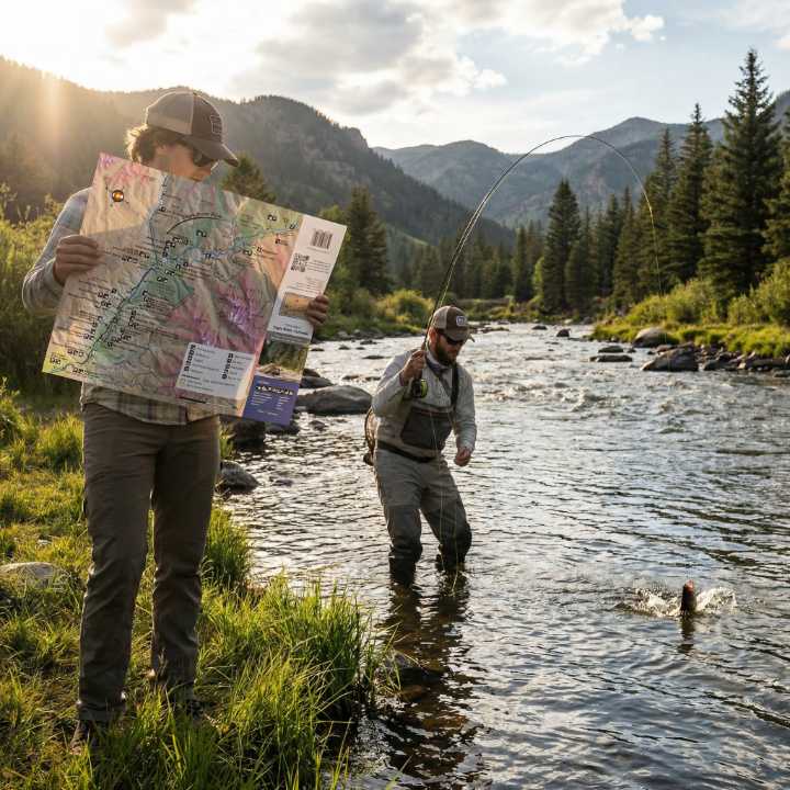 Eagle River Colorado Fly Fishing Map | Public River Access Guide