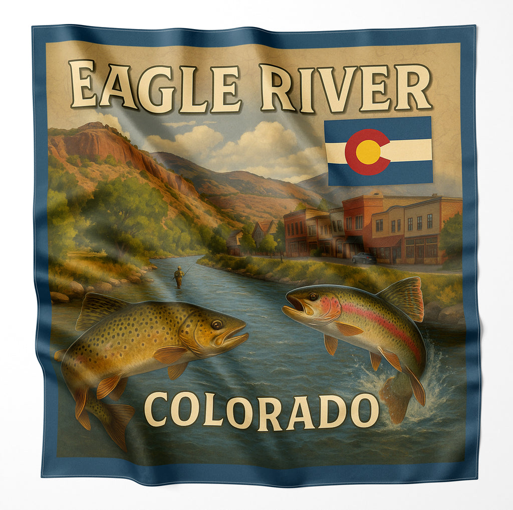 Eagle River Colorado Microfiber Cloth Bandana