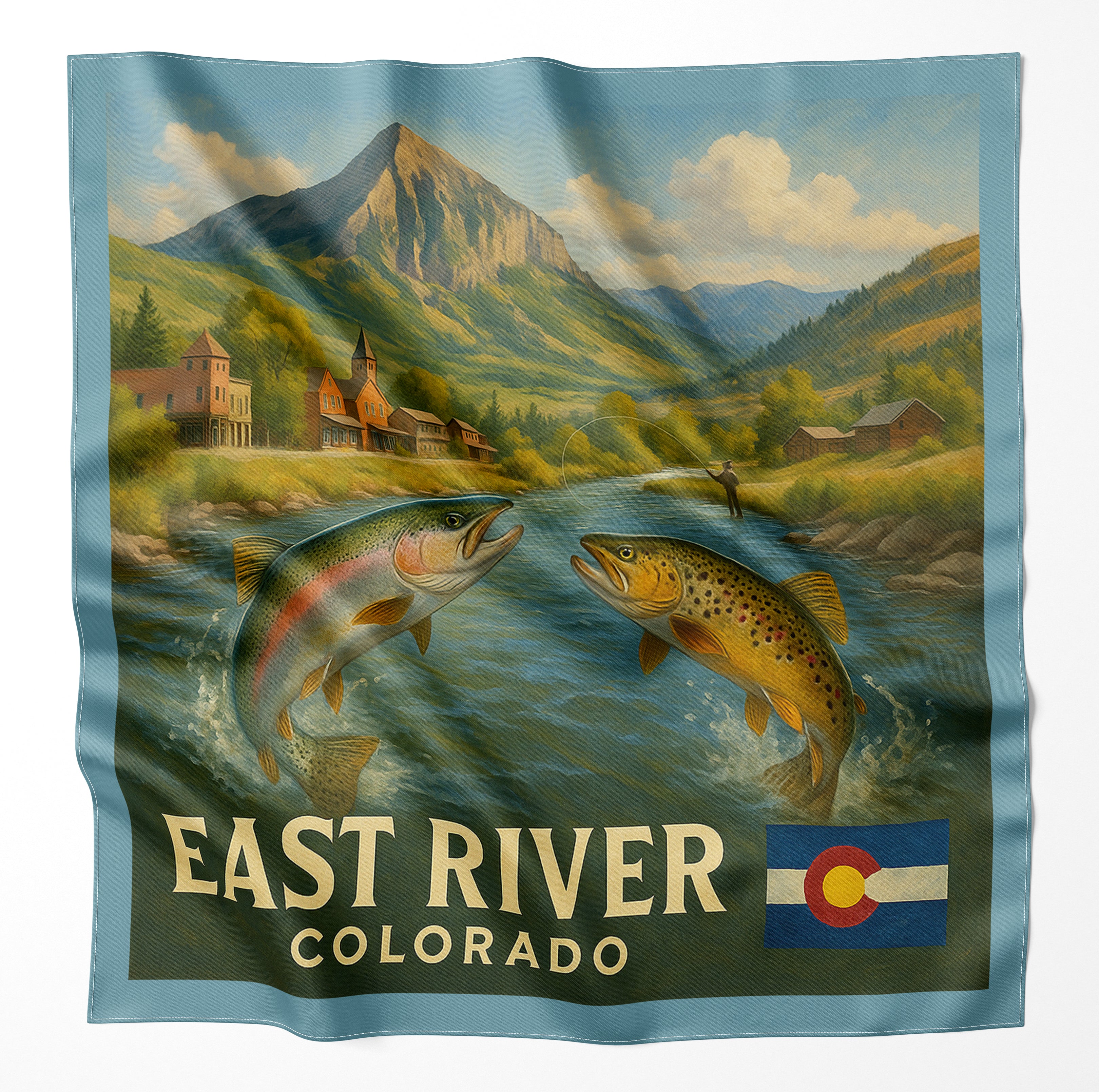 East River Colorado Microfiber Cloth Bandana