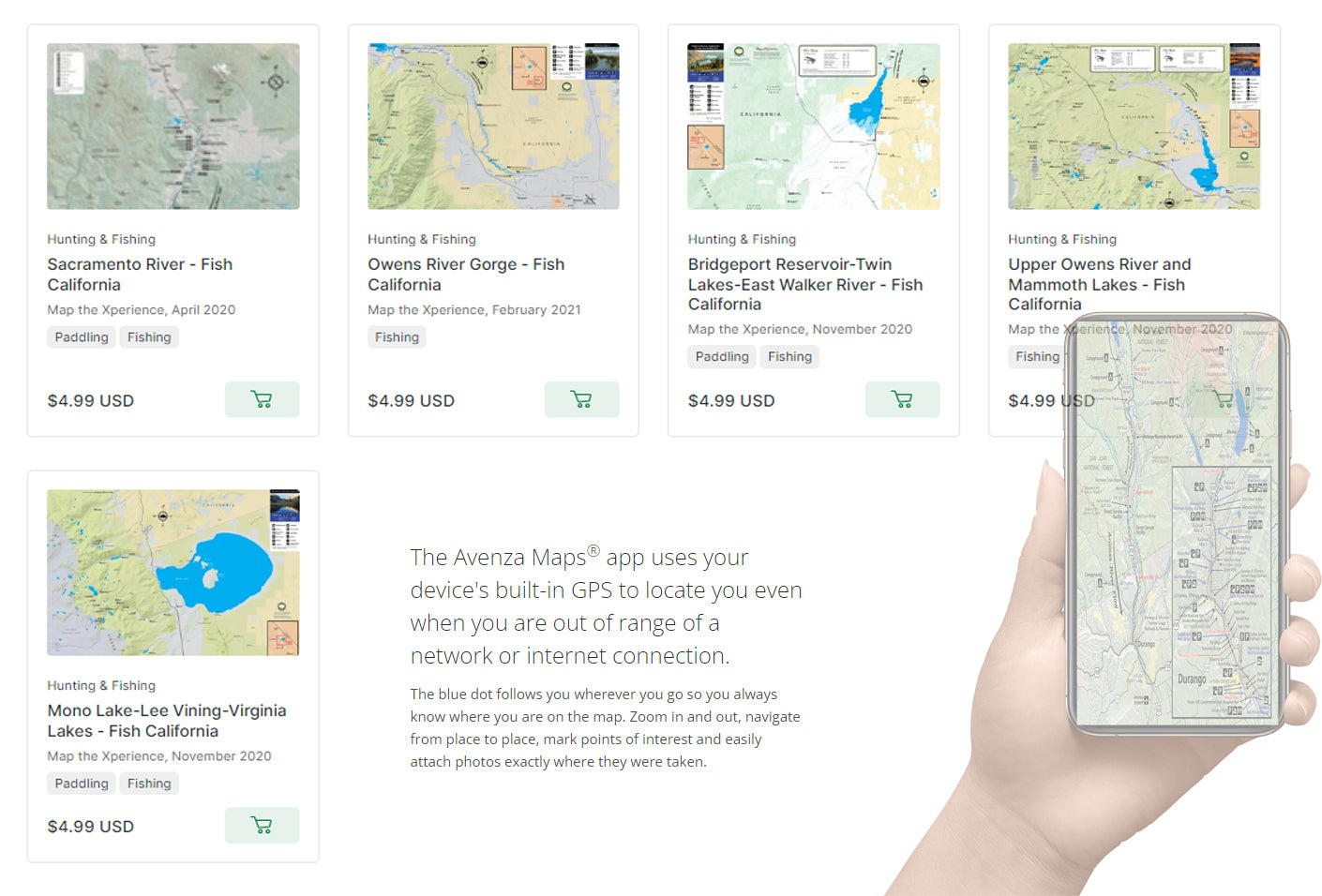 California Fishing Maps | Avenza Map App