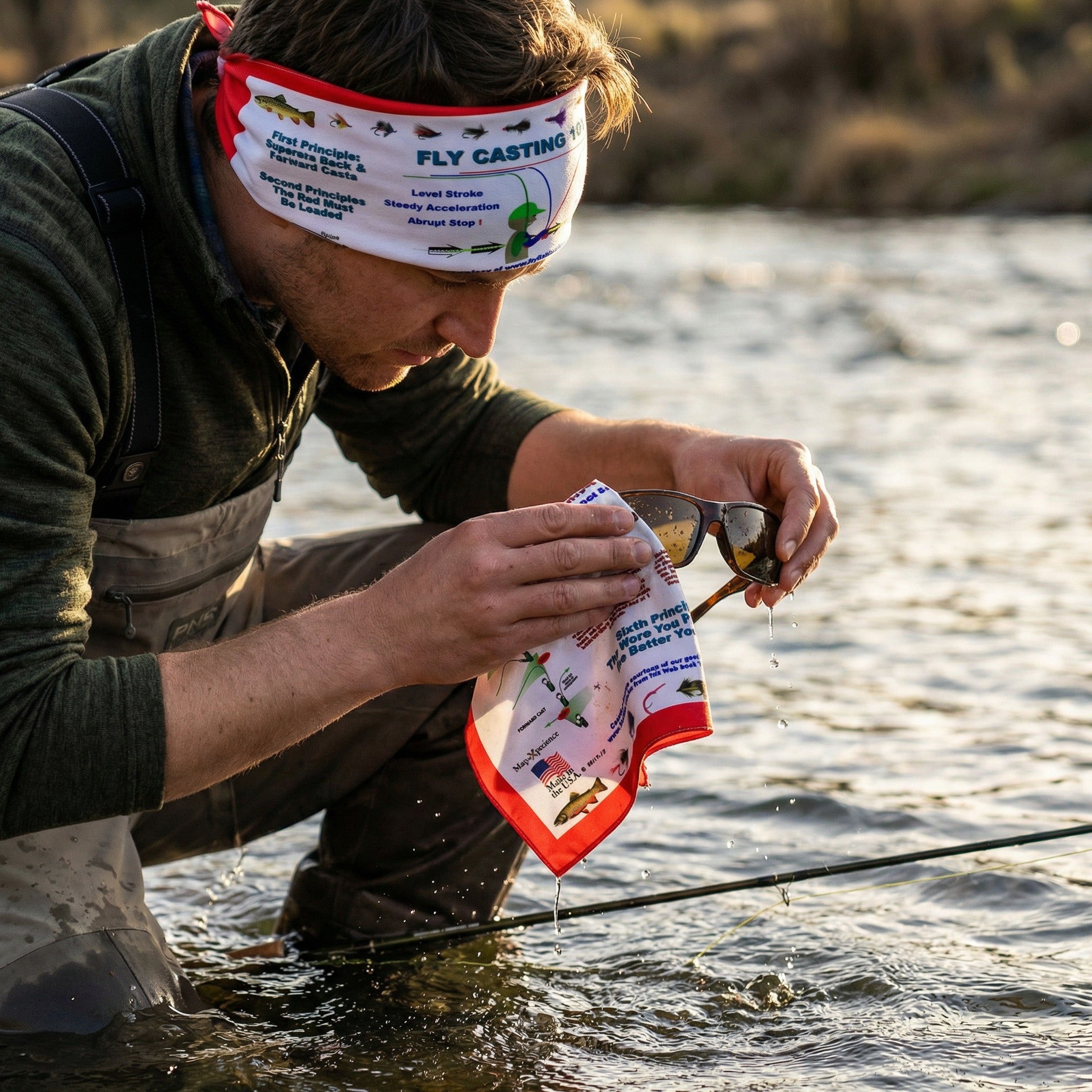 Fly Fishing 101 Microfiber Bandana