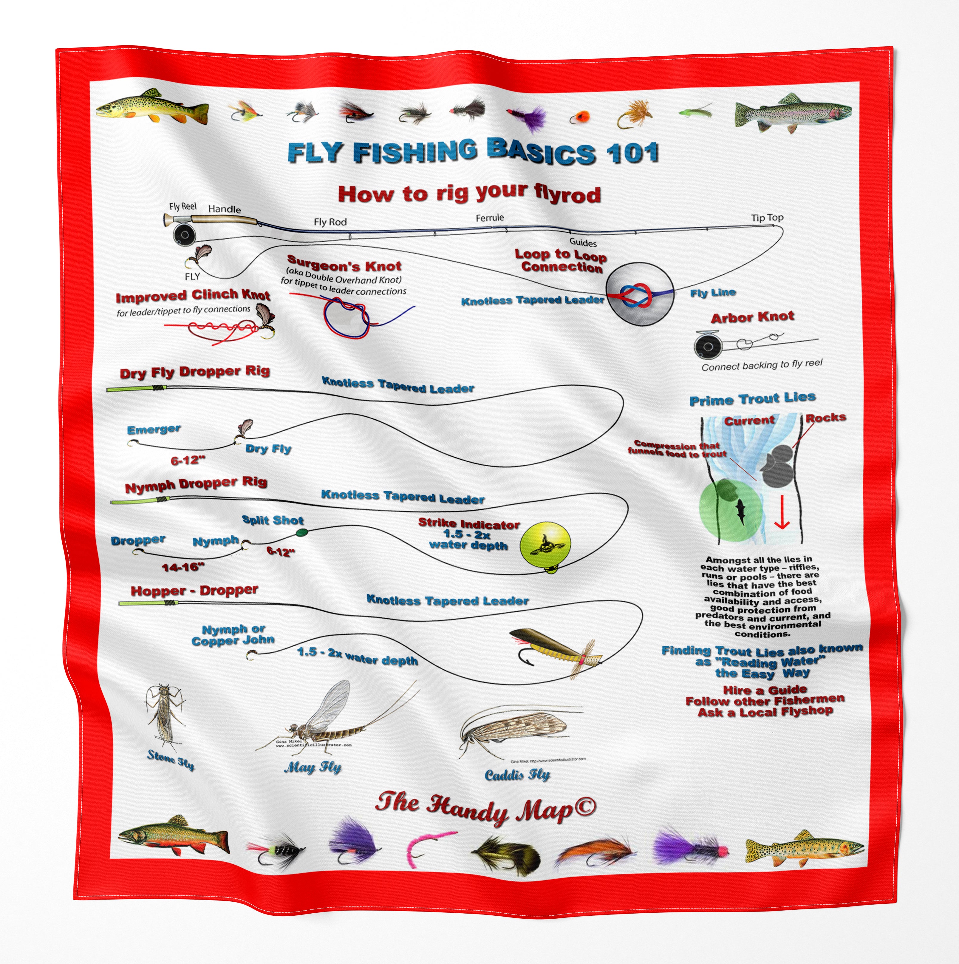 Fly Fishing 101 Microfiber Bandana