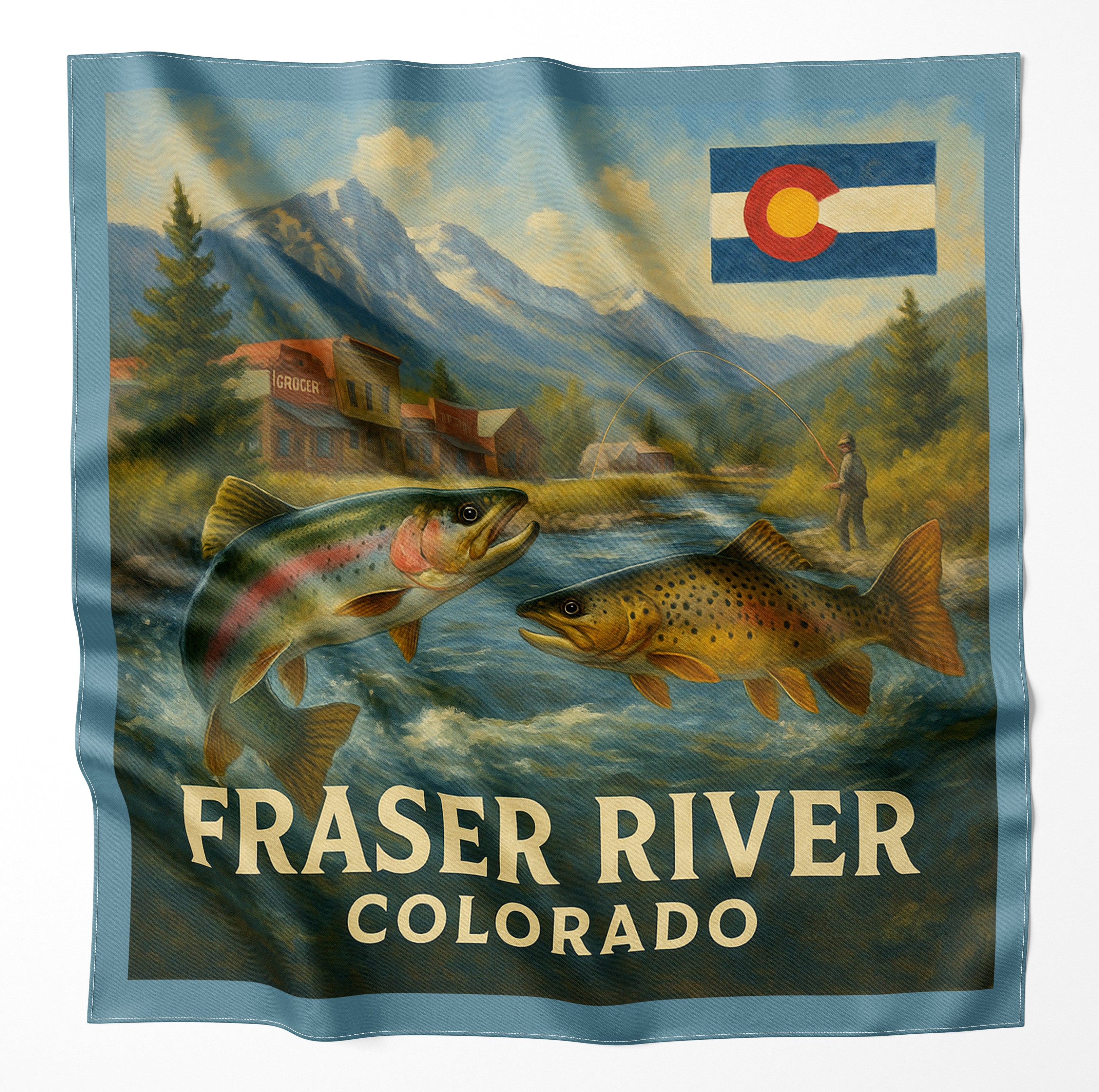 Fraser River Colorado Microfiber Bandana