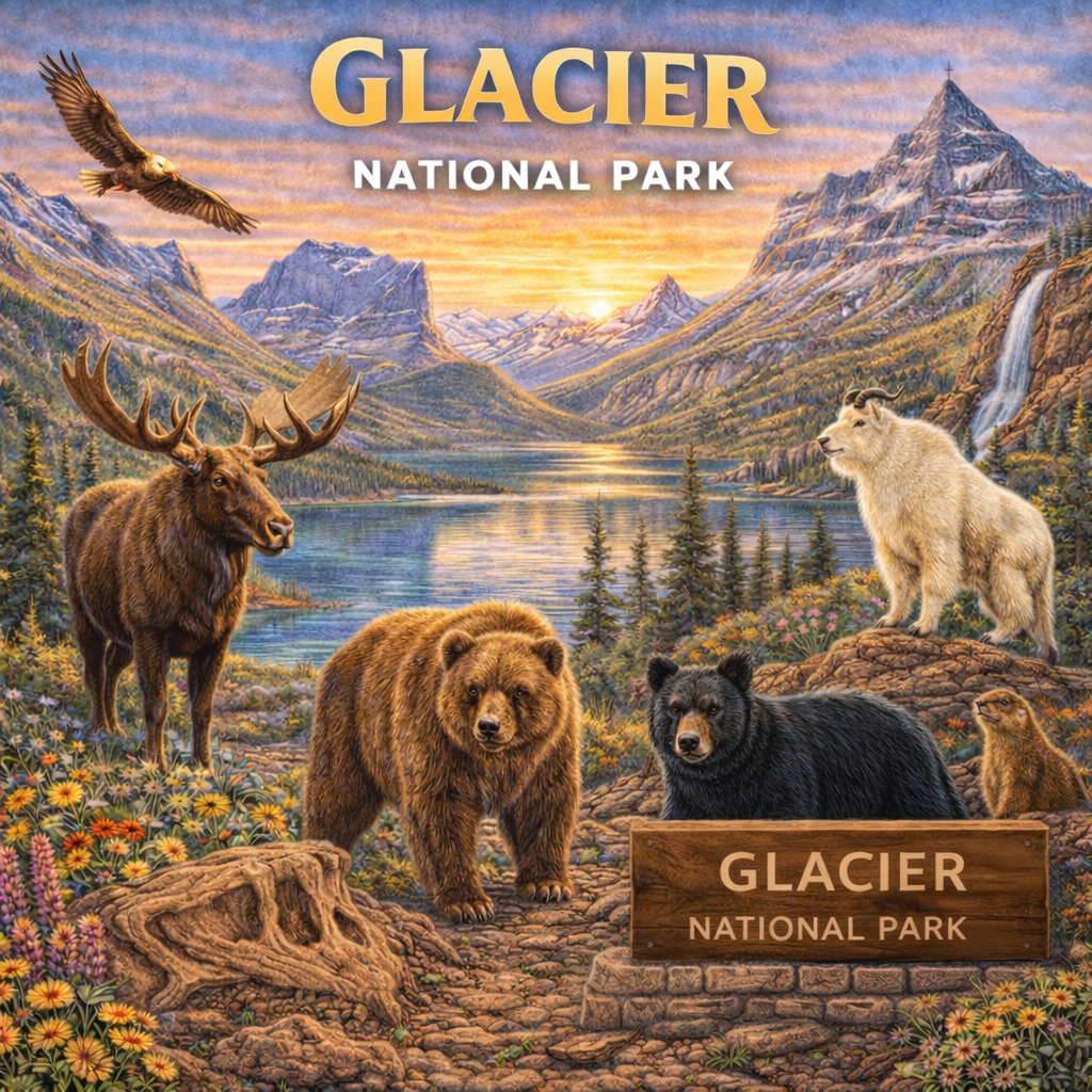 Glacier National Park X Guard Neck Gaiter
