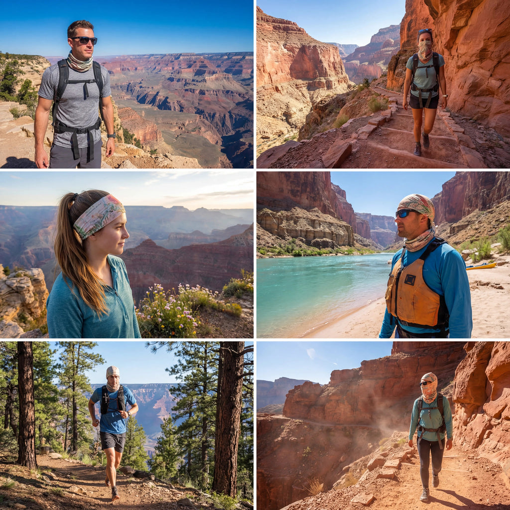 Grand Canyon National Park Map X Guard Neck Gaiter